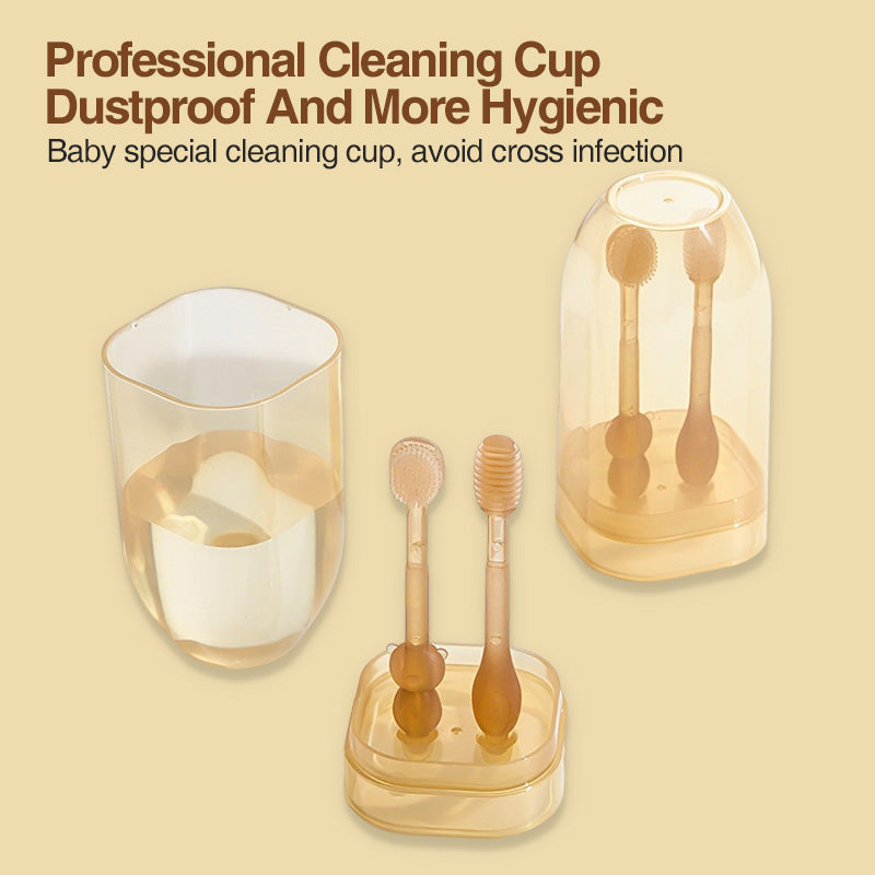 Set Sikat Gigi Bayi Silikon